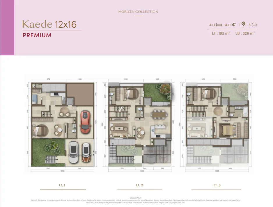 Floor plan for Kaede