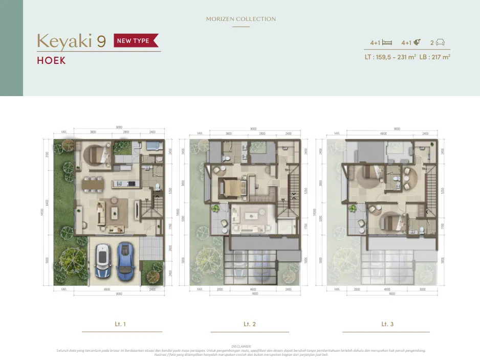 Floor plan for Keyaki