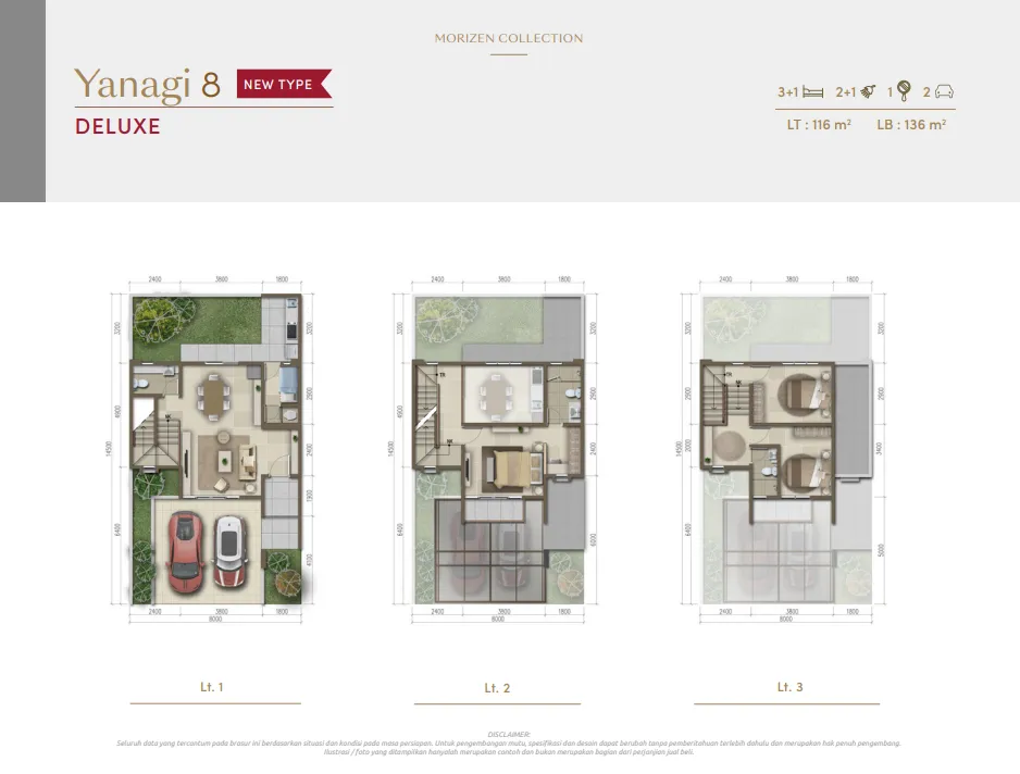 Floor plan for Yanagi