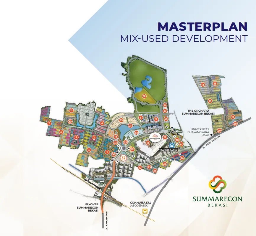 Crystal Boulevard Masterplan - Summarecon Bekasi
