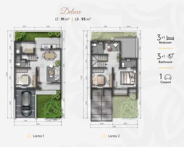 Floor plan for Cherry L7 Deluxe