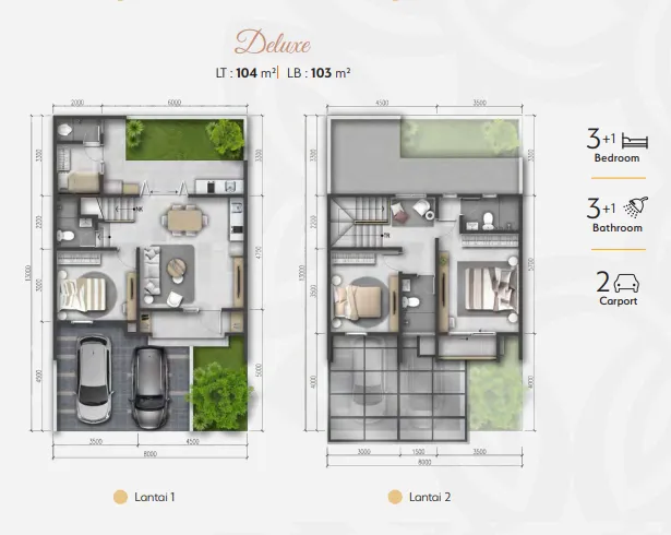Floor plan for Garnet L8 Deluxe