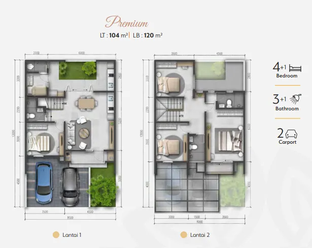 Floor plan for Garnet L8 Premium