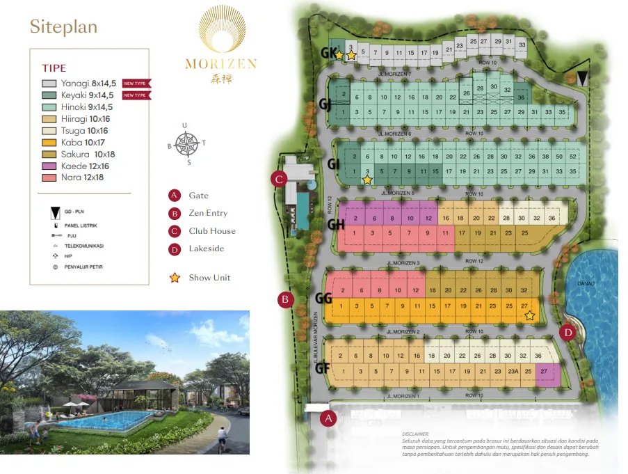MORIZEN Site Plan - Summarecon Bekasi