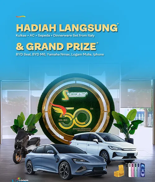 Promosi HUT 50th Summarecon Bekasi
